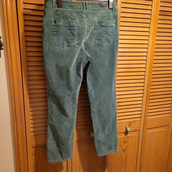 Charles Vogele Green Y2k Corduroy Pants - Picture 2 of 5